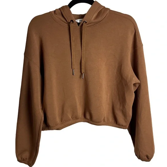 SPANX Airessentials Cinched Hoodie - Cocoa sz S - Picture 4 of 7